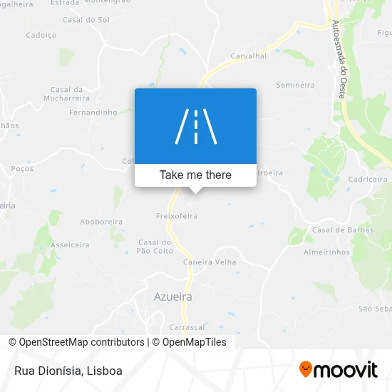 Rua Dionísia map