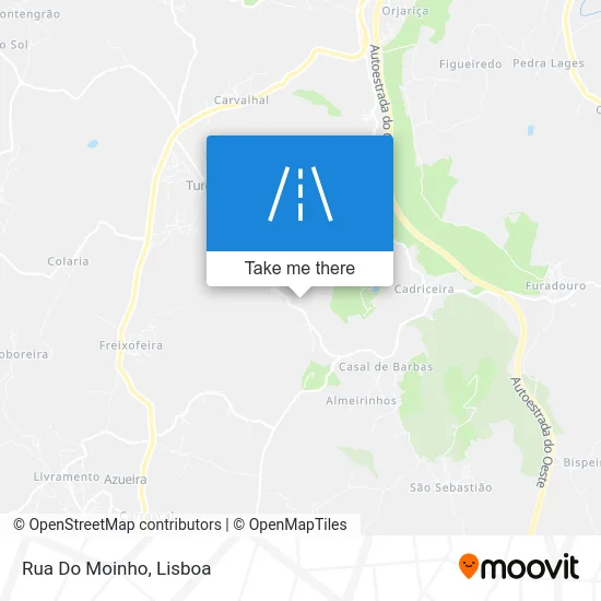 Rua Do Moinho map