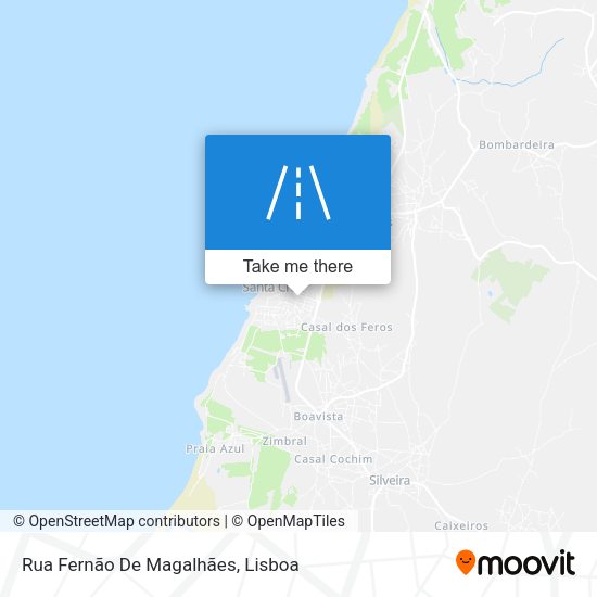 Rua Fernão De Magalhães mapa