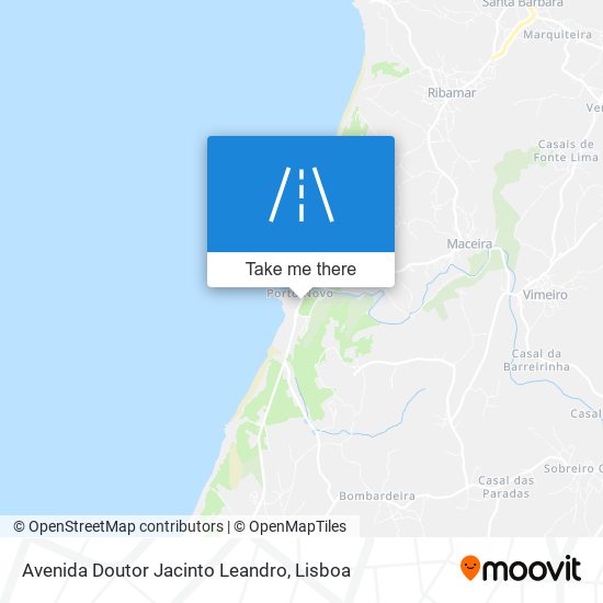 Avenida Doutor Jacinto Leandro map