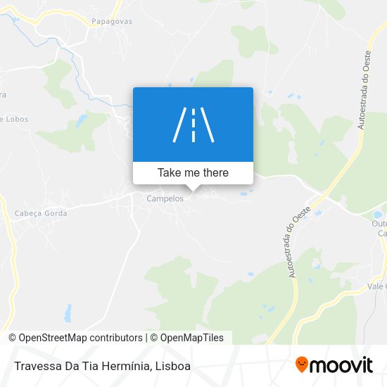 Travessa Da Tia Hermínia mapa