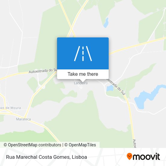 Rua Marechal Costa Gomes mapa