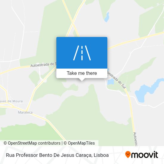 Rua Professor Bento De Jesus Caraça mapa