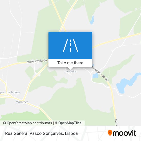 Rua General Vasco Gonçalves mapa