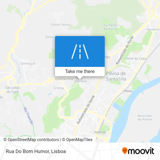 Rua Do Bom Humor map