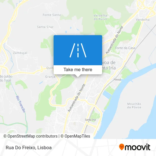 Rua Do Freixo map