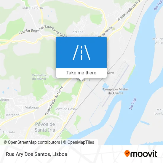 Rua Ary Dos Santos map