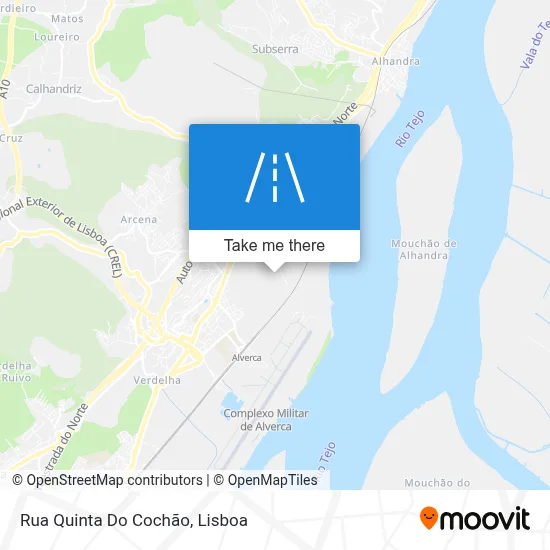 Rua Quinta Do Cochão map