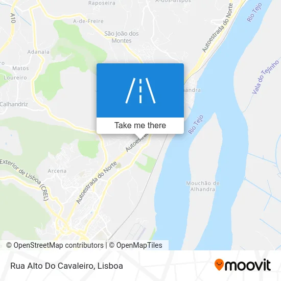 Rua Alto Do Cavaleiro map