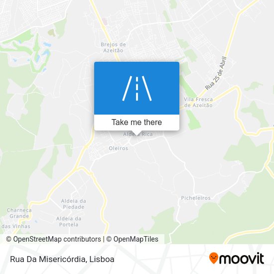 Rua Da Misericórdia mapa