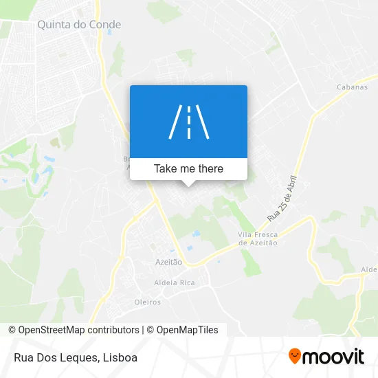 Rua Dos Leques map