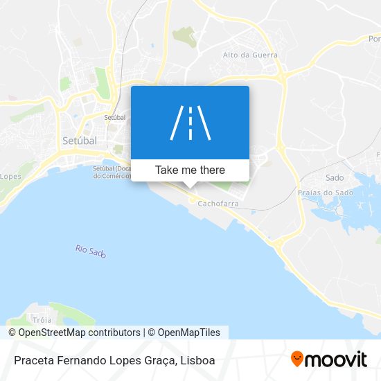 Praceta Fernando Lopes Graça mapa