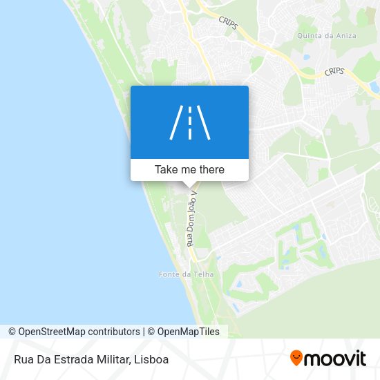 Rua Da Estrada Militar map