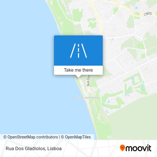 Rua Dos Gladíolos mapa