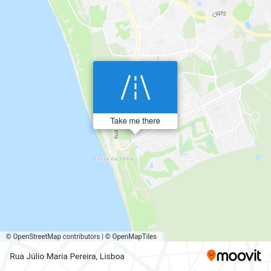 Rua Júlio Maria Pereira mapa