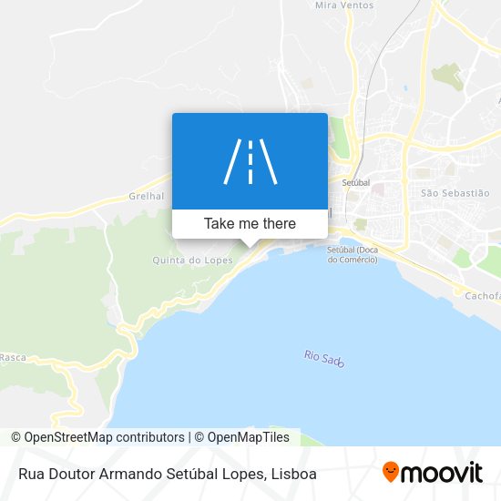 Rua Doutor Armando Setúbal Lopes mapa