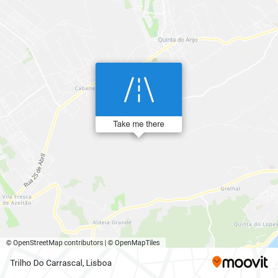 Trilho Do Carrascal map