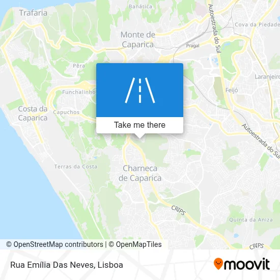 Rua Emília Das Neves map