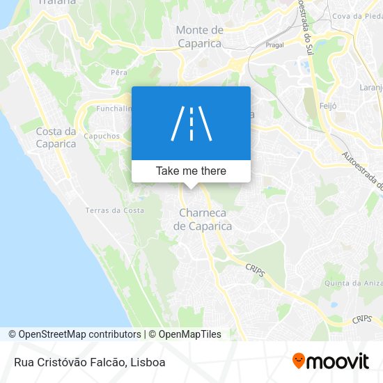 Rua Cristóvão Falcão map