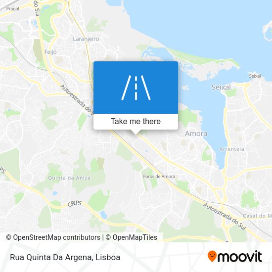 Rua Quinta Da Argena mapa