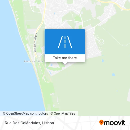 Rua Das Calêndulas map