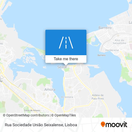 Rua Sociedade União Seixalense map