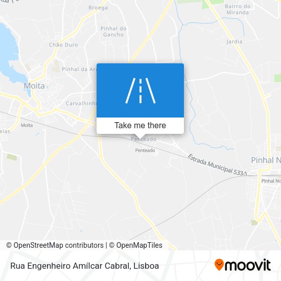 Rua Engenheiro Amílcar Cabral mapa