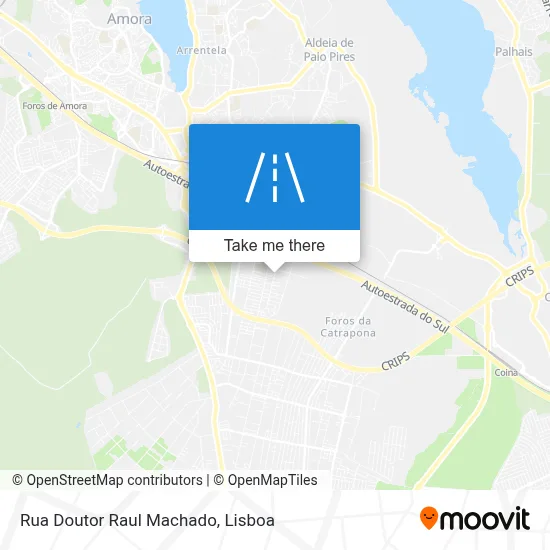 Rua Doutor Raul Machado map