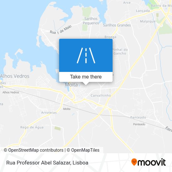 Rua Professor Abel Salazar map