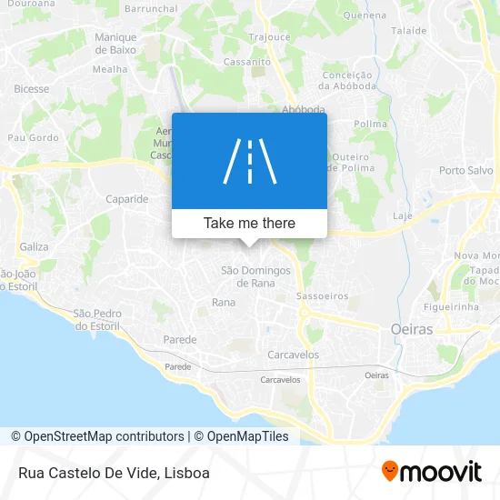 Rua Castelo De Vide map
