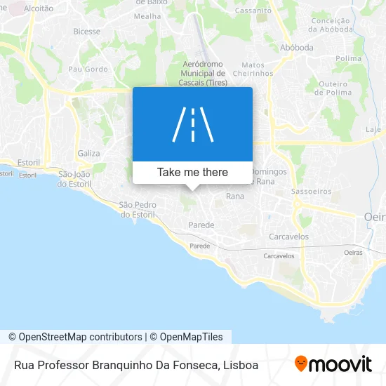 Rua Professor Branquinho Da Fonseca map