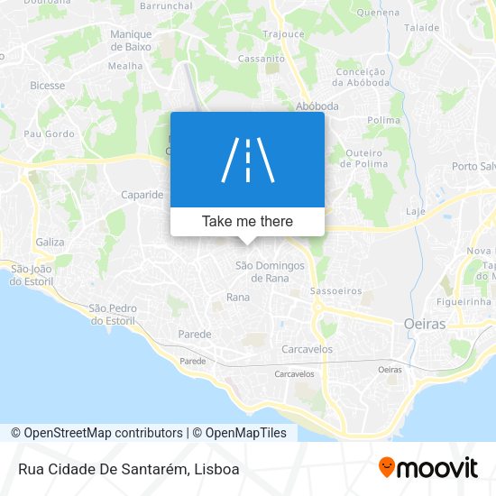 Rua Cidade De Santarém map