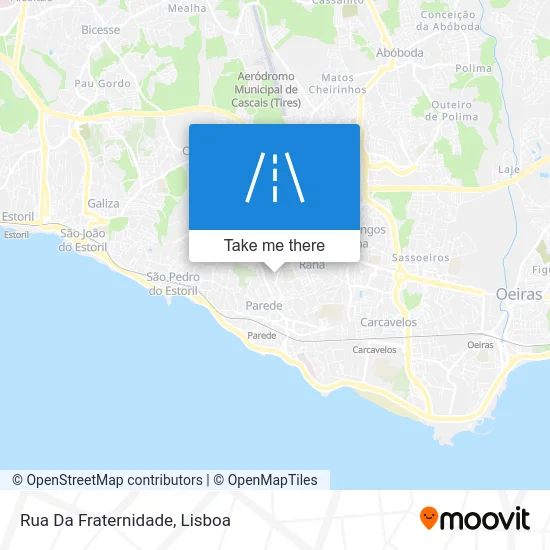 Rua Da Fraternidade map