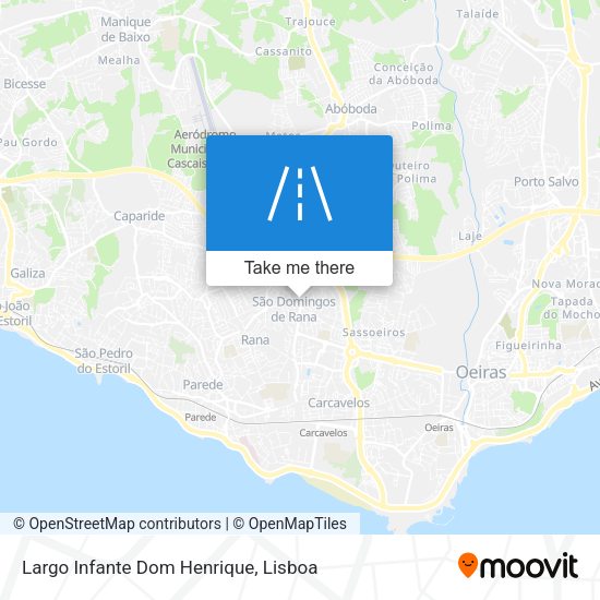 Largo Infante Dom Henrique map