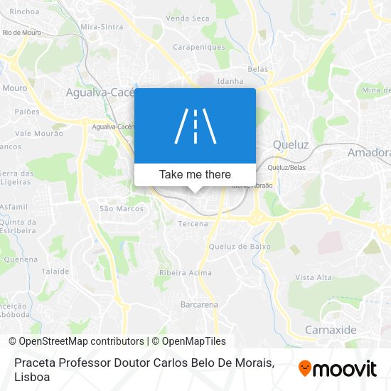 Praceta Professor Doutor Carlos Belo De Morais map