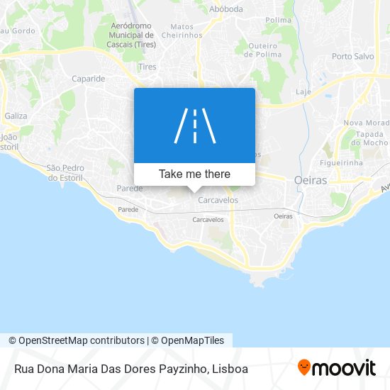 Rua Dona Maria Das Dores Payzinho map