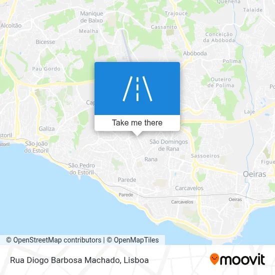 Rua Diogo Barbosa Machado map