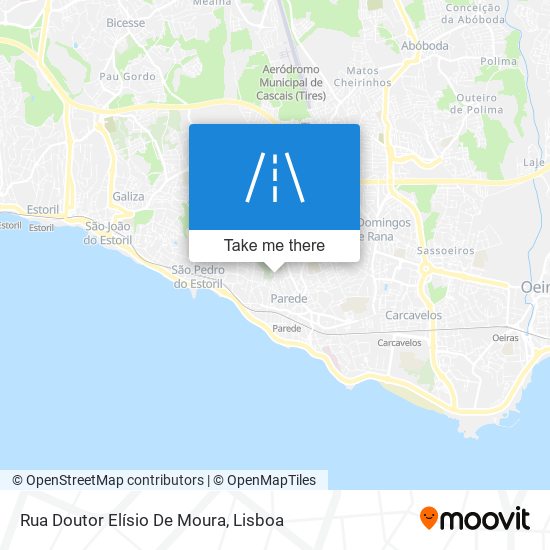 Rua Doutor Elísio De Moura map