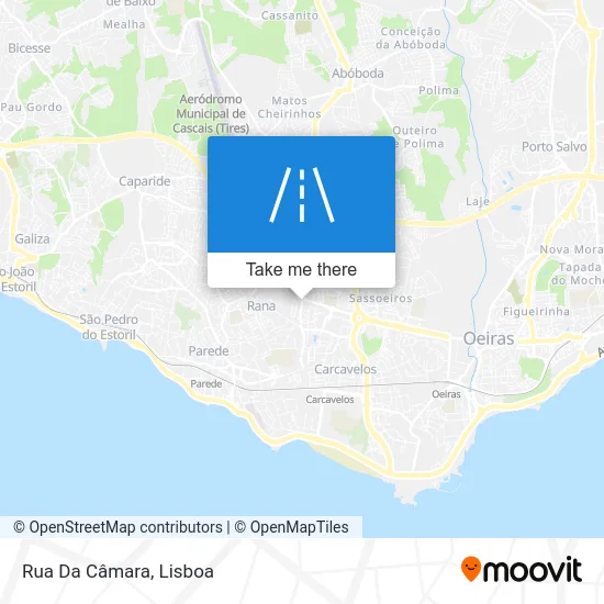 Rua Da Câmara map