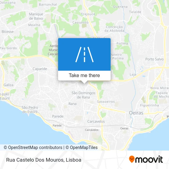 Rua Castelo Dos Mouros map