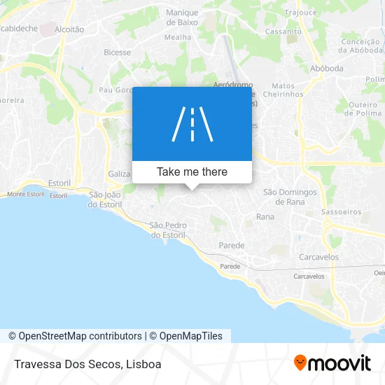Travessa Dos Secos map