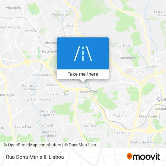 Rua Dona Maria II map