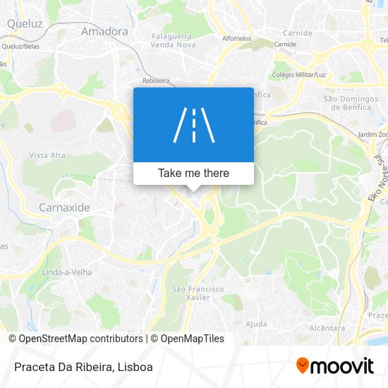Praceta Da Ribeira mapa