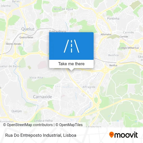 Rua Do Entreposto Industrial map