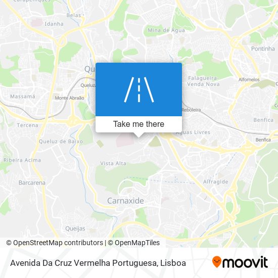 Avenida Da Cruz Vermelha Portuguesa mapa