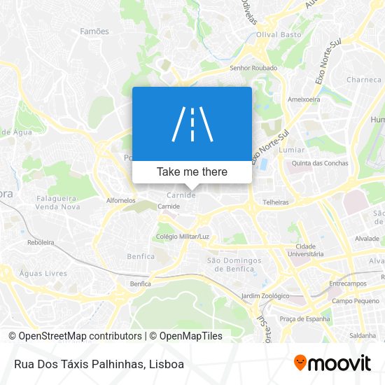 Rua Dos Táxis Palhinhas map