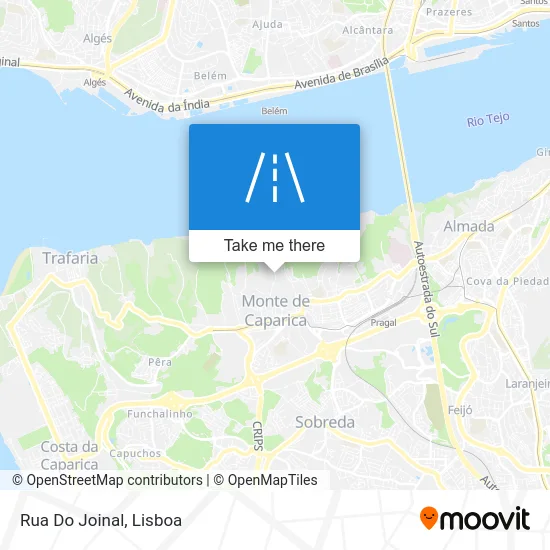 Rua Do Joinal map