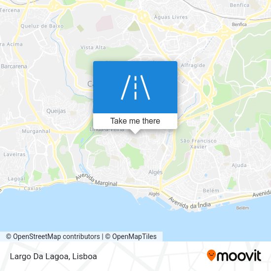 Largo Da Lagoa mapa