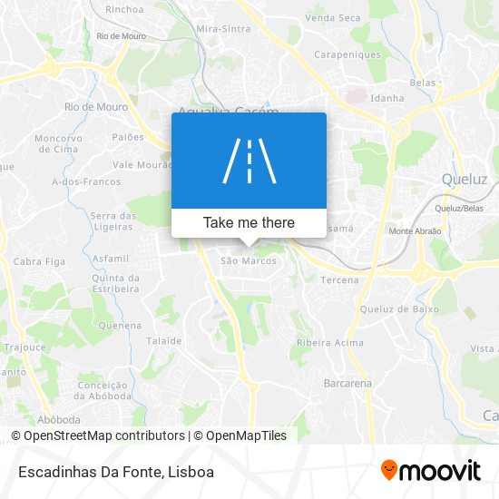 Escadinhas Da Fonte map