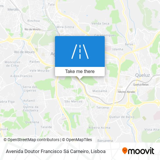 Avenida Doutor Francisco Sá Carneiro mapa